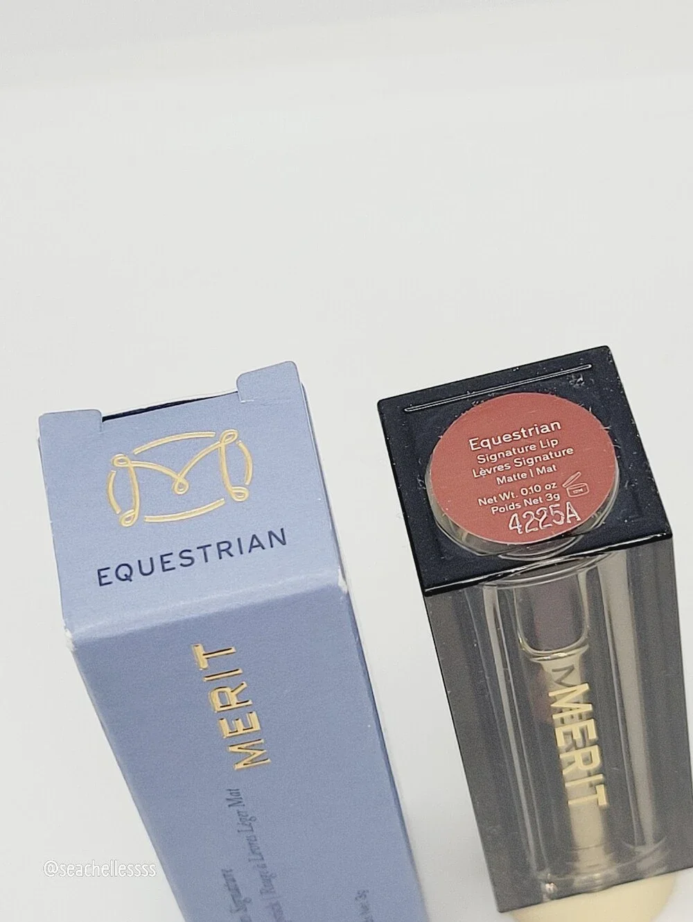 Equestrian Merit Signature Lightweight Lipstick Matte Warm Brown Brand New Boxed